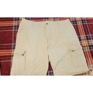 Old Navy Mens Khaki Cargo Shorts Size 40 Casual Pockets Walking Hiking